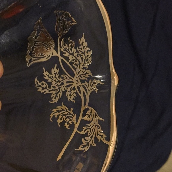 SILVER City Flanders Poppy silver overlay dish. - Picture 7 of 7